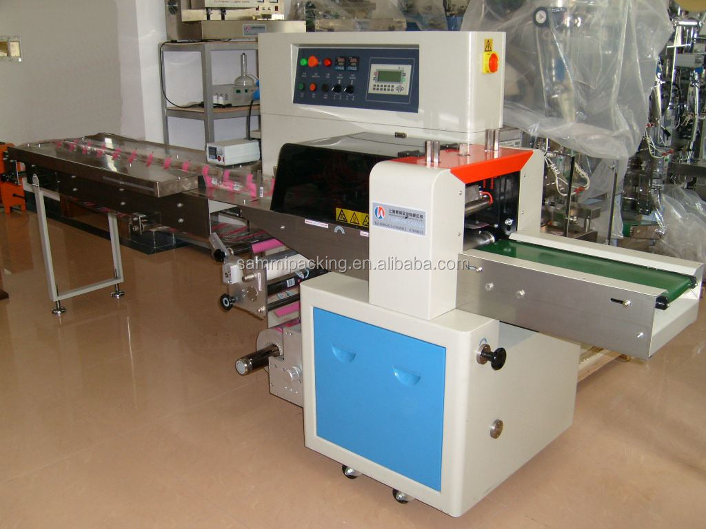 कुकी/साबुन/सफेद चीनी ब्राउन चीनी स्टिक नट बैग पैकिंग भरने की मशीन के लिए तकिया पैकिंग मशीन