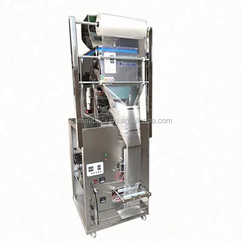 100g-1000g स्वचालित स्नैक पैकिंग मशीन आलू चिप्स बैग स्वचालित वजन और पैकिंग मशीन