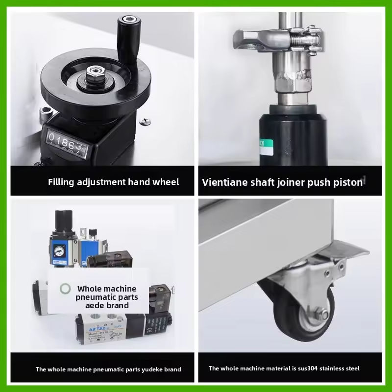 आसान संचालन पूरी तरह से स्वचालित सर्वो रोटर पंप पेस्ट तरल भरने की मशीन शहद चिपचिपा तरल मूंगफली का मक्खन केचप के लिए