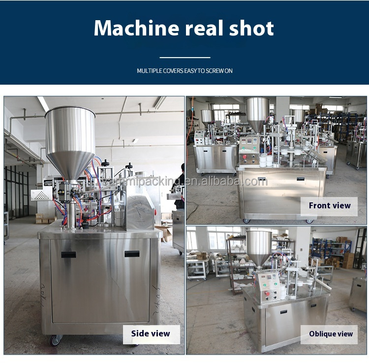 Factory Price Automatic Ultrasonic Tube Sealer High Speed Rotary Type Soft Tube Filling and Sealing Machine for Cosmetic