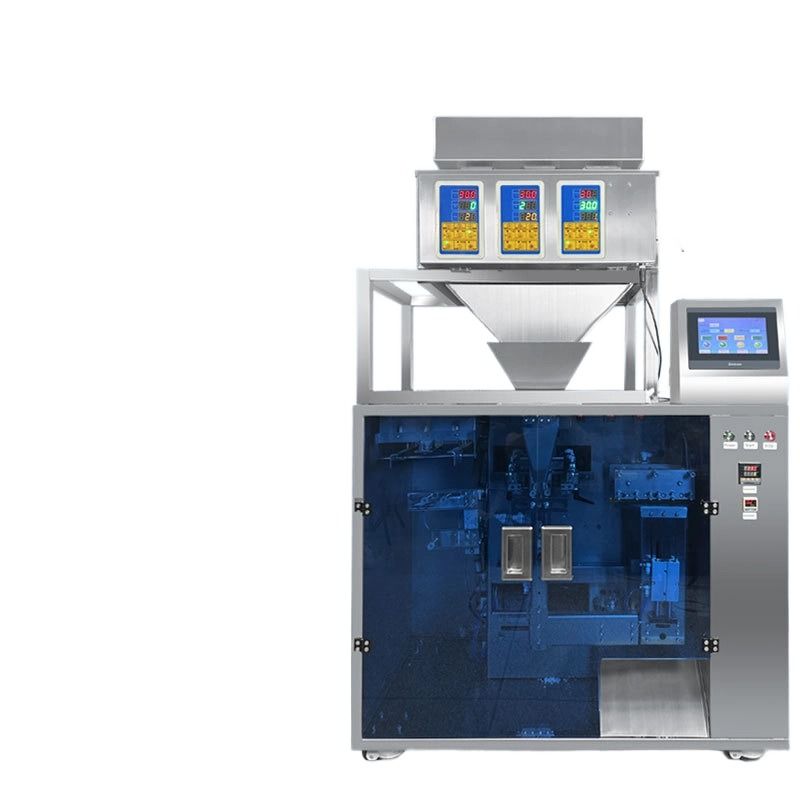 पूरी तरह से स्वचालित इलेक्ट्रिक खाद्य मशीन पाउच दाना बीज चाय अखरोट फ़ीड मात्रात्मक ज़िपर बैग पूर्व-निर्मित बैग प्लास्टिक के लिए