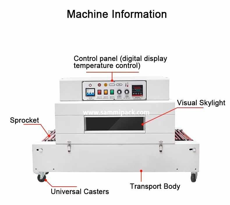 गर्म बिक्री स्वचालित पीवीसी/पीओएफ/पीई हीट टनल श्रिंक रैप मशीन, पेय बोतल फैक्ट्री मूल्य के लिए श्रिंक रैपिंग मशीन