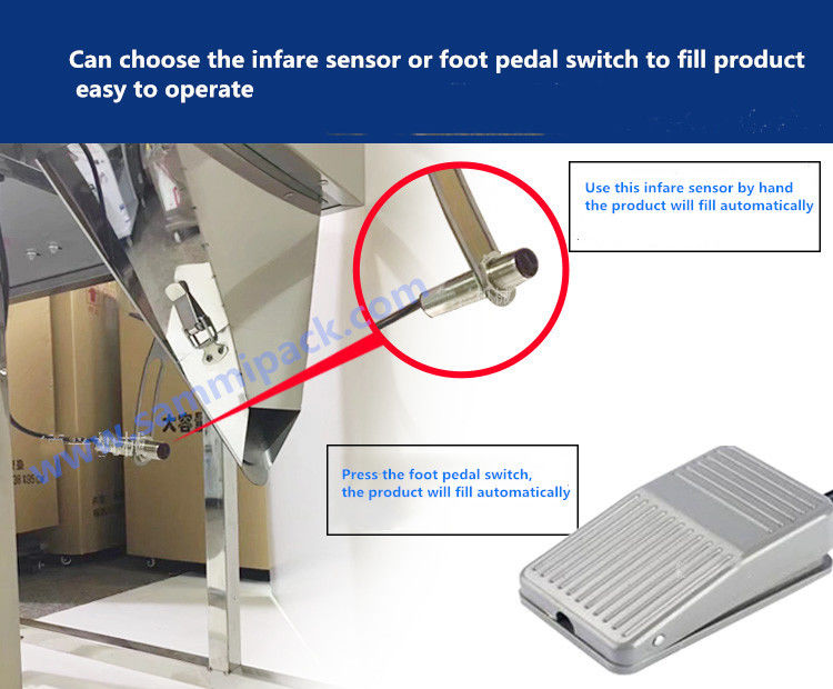 5 किलोग्राम छोटी पाउडर भरने की मशीन पाउडर वेजिंग फिलर डिस्पेंसर स्क्रू दूध/कॉफी/आटा प्रोटीन के लिए