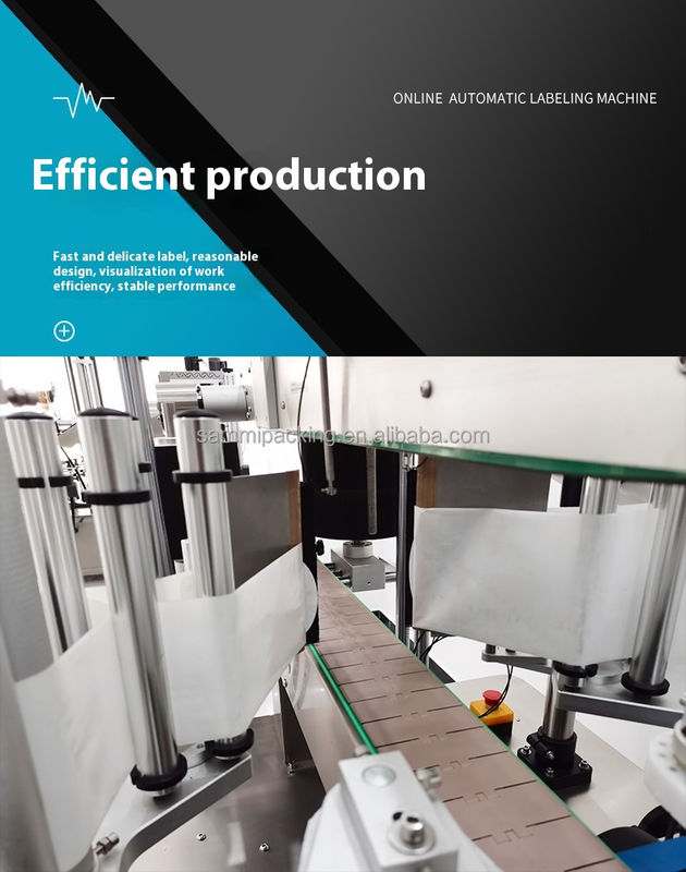 2025 नई स्वचालित फ्लैट बोतल डबल साइड लेबलिंग मशीन - गोल/वर्ग प्लास्टिक कंटेनरों के लिए डबल साइड स्टिकर एप्लीकेटर