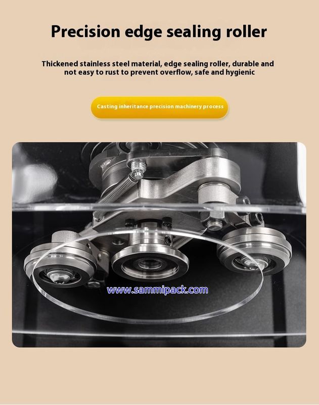 2025 सबसे लोकप्रिय पारदर्शी कैन ड्रिंक सीलिंग मशीन स्वचालित पेय कॉफी सोडा कैन टिन कप बोतल सीलर बिक्री के लिए