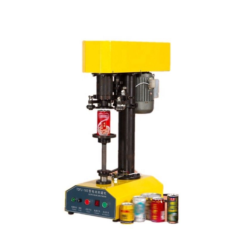 उच्च गुणवत्ता वाली टीडीएफजे-160 कैनिंग मशीन टिन कैन सीलिंग मशीन बियर कैन के लिए