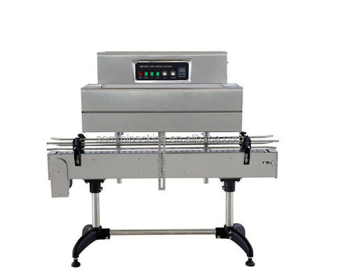 BSS-1538C संकुचित पैकिंग मशीन, अर्ध-स्वचालित बोतल कैप रैपिंग मशीन