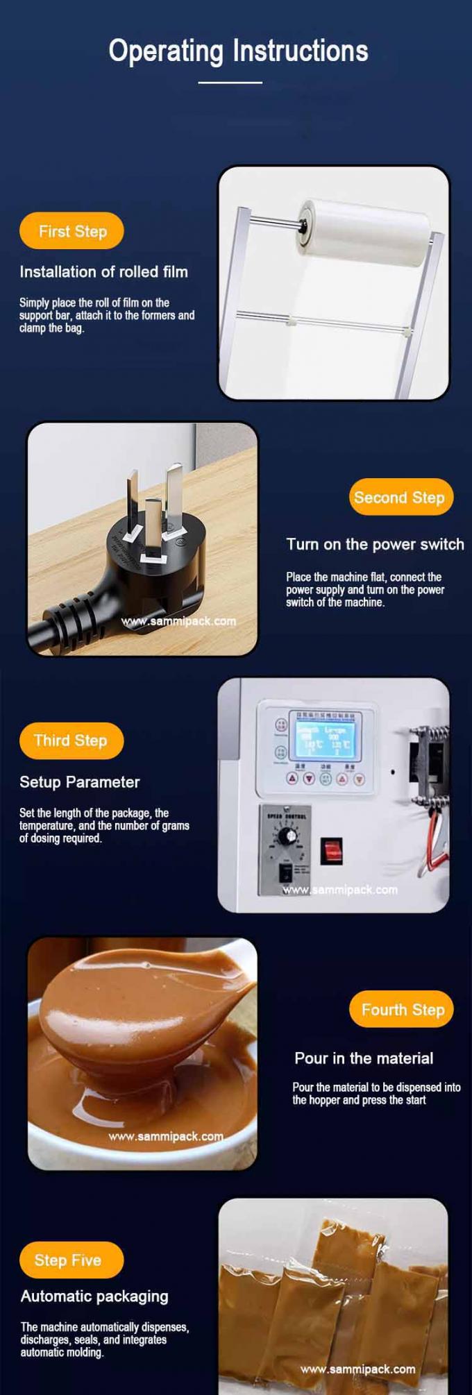 चिली टमाटर गर्म सॉस मूंगफली पेस्ट केचप तरल दूध भरने पैकेजिंग मशीन तरल सॉस पैकेजिंग मशीन 4