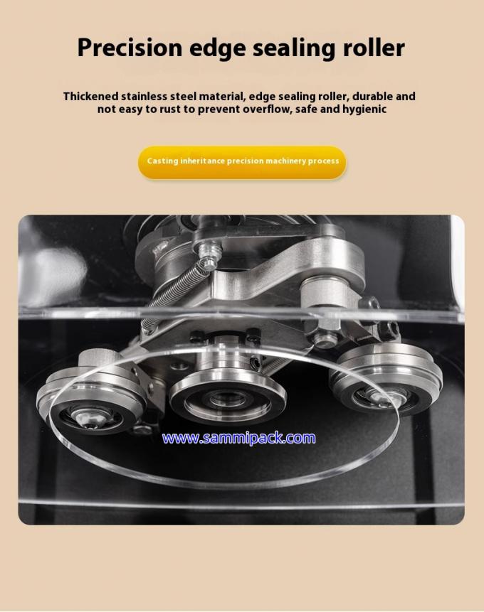 बुलबुला चाय कैन सीलिंग मशीन स्वचालित पीईटी / सोडा कैन सीमर दूध चाय की दुकानों के लिए जूस कॉफी पैकेजिंग अर्ध-स्वचालित ग्रेड 2