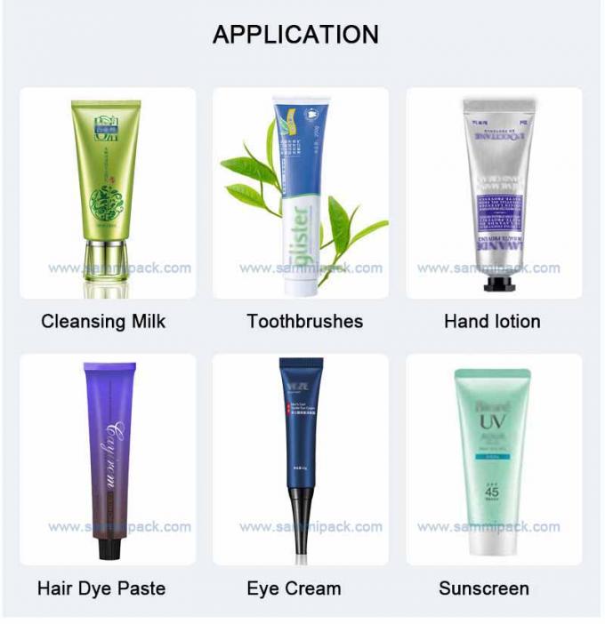 सौंदर्य प्रसाधन क्रीम मलहम प्लास्टिक नरम ट्यूब नली भरने सील भरने और सील मशीन 3
