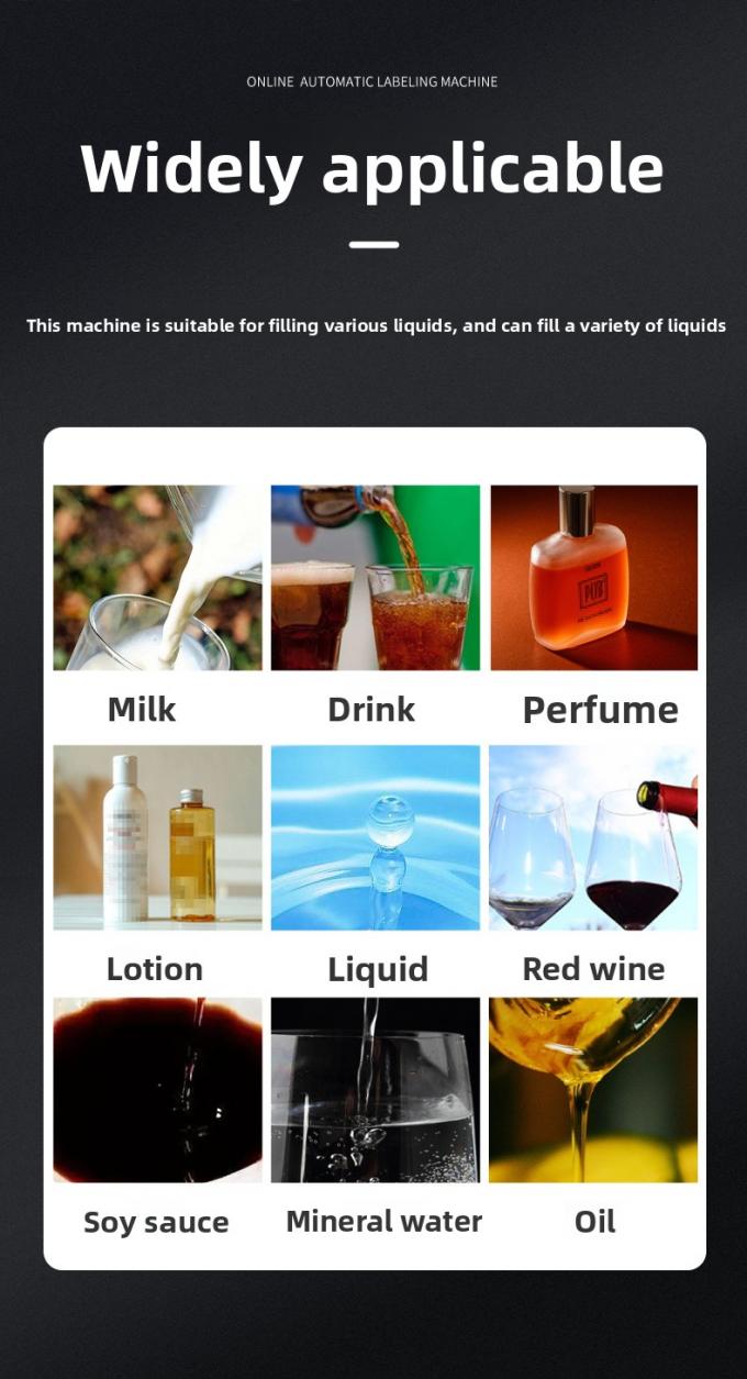 उच्च गति स्वचालित डेस्कटॉप 4 सिर चुंबकीय पंप तरल भरने कैपिंग मशीन पानी पेय के लिए स्वचालित भरने कैपिंग 5