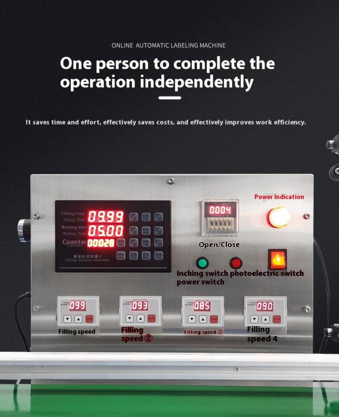 कस्टम फैक्टरी मूल्य जूस पेय दूध के लिए चार सिर चुंबकीय पंप तरल भरने की मशीन छोटे भरने 2