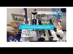 उच्च सटीकता शीर्ष बिक्री MT-60 शीर्ष फ्लैट सतह लेबलिंग मशीन बोतल ढक्कन के लिए