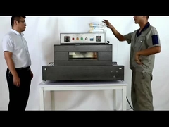 पीवीसी पीओएफ फिल्म हीट टनेल सिकुड़ने वाली पैकिंग मशीन पुस्तकों के लिए कार्टन बोतलों के लिए