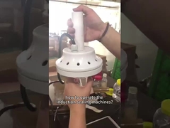 एल्यूमीनियम पन्नी प्रेरण सील मशीन हाथ से आयोजित अर्ध स्वचालित