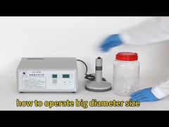 165 मिमी मधु की बोतल के लिए विद्युत चुम्बकीय प्रेरण सीलिंग मशीन