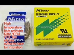 उच्च तापमान गर्मी प्रतिरोधी Nitto 903ul PTFE फिल्म सिलिकॉन टाईप इन्सुलेशन के लिए